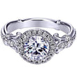 Load image into Gallery viewer, Gabriel Amavida &quot;Marigold&quot; Halo Diamond Engagement Ring

