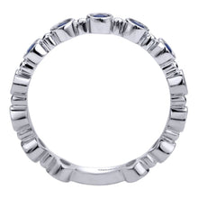 Load image into Gallery viewer, Gabriel &quot;Blu-ezel&quot; Stackable Ring
