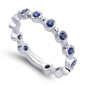 Gabriel "Blu-ezel" Stackable Ring
