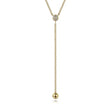 Load image into Gallery viewer, Gabriel Bujukan Diamond &quot;Y&quot; Knot Necklace
