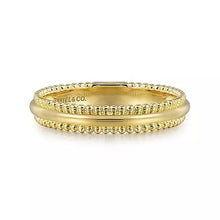 Load image into Gallery viewer, Gabriel Bujukan Edges Stackable Gold Ring
