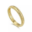 Load image into Gallery viewer, Gabriel Bujukan Edges Stackable Gold Ring
