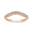 Load image into Gallery viewer, Gabriel &amp; Co. &quot;Abel&quot; Vintage Style Curved Engraved Diamond Wedding Band
