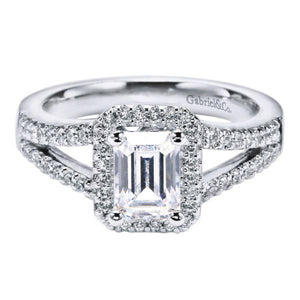 Gabriel & Co. "Addison" Halo Diamond Engagement Ring