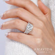 Load image into Gallery viewer, Gabriel &amp; Co. Amavida &quot;Dawn&quot; Cushion Halo Diamond Engagement Ring
