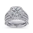 Load image into Gallery viewer, Gabriel &amp; Co. Amavida &quot;Dawn&quot; Cushion Halo Diamond Engagement Ring
