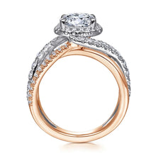 Load image into Gallery viewer, Gabriel &amp; Co. &quot;Anzura&quot; Halo Diamond Engagement Ring
