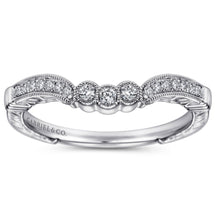 Load image into Gallery viewer, Gabriel &amp; Co. &quot;Armada&quot; Curved Diamond Wedding Band
