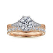 Load image into Gallery viewer, Gabriel &amp; Co. Art Deco Inspired Diamond Engagement Ring

