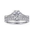 Load image into Gallery viewer, Gabriel &amp; Co. Art Deco Inspired Diamond Engagement Ring
