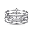 Load image into Gallery viewer, Gabriel &amp; Co. Bezel Set Diamond Station Layered Ring

