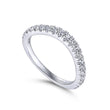 Load image into Gallery viewer, Gabriel &amp; Co. &quot;Bleecker&quot; Curved Diamond Wedding Band
