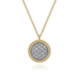 Load image into Gallery viewer, Gabriel &amp; Co. Bujukan and Diamond Pave Pendant Necklace
