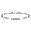 Load image into Gallery viewer, Gabriel &amp; Co. Bujukan Mini Diamond Bar Bead Cuff Bracelet
