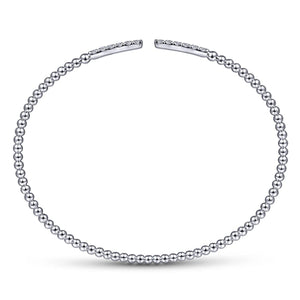 Gabriel & Co. Bujukan Open Diamond Pave Bangle Bracelet
