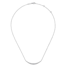 Load image into Gallery viewer, Gabriel &amp; Co. Buttercup Set Diamond Curved Bar Necklace
