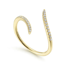 Load image into Gallery viewer, Gabriel &amp; Co. Bypass Open Diamond Ring
