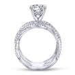 Load image into Gallery viewer, Gabriel &amp; Co. &quot;Calm&quot; Wide Twist Diamond Engagement Ring
