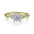 Load image into Gallery viewer, Gabriel &amp; Co. &quot;Catalina&quot; Twist Shank Diamond Engagement Ring
