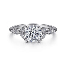 Load image into Gallery viewer, Gabriel &amp; Co. &quot;Celia&quot; Victorian Style Diamond Engagement Ring
