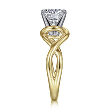 Load image into Gallery viewer, Gabriel &amp; Co. &quot;Celine&quot; Bypass Twist Diamond Engagement Ring
