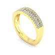 Load image into Gallery viewer, Gabriel &amp; Co. &quot;Channing&quot; Three Row Diamond Wedding Band
