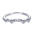 Load image into Gallery viewer, Gabriel &amp; Co. &quot;Chrysalis&quot; Curved Diamond Wedding Band
