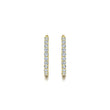 Load image into Gallery viewer, Gabriel &amp; Co. &quot;Classic Hoop&quot; Thin Diamond Hoop Earrings
