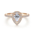 Load image into Gallery viewer, Gabriel &amp; Co. Classic Pear Cut Halo Diamond Engagement Ring
