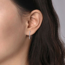 Load image into Gallery viewer, Gabriel &amp; Co. Classic Thin Diamond Hoop Earrings
