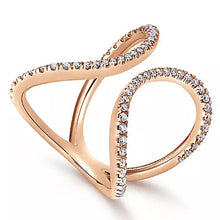 Load image into Gallery viewer, Gabriel &amp; Co. Contemporary &quot;Kaslique&quot; Diamond Fashion Ring
