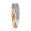 Load image into Gallery viewer, Gabriel &amp; Co. Criss Cross Layered Diamond Ring
