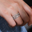 Load image into Gallery viewer, Gabriel &amp; Co. Criss Crossing Layered Diamond Ring
