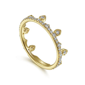 Gabriel & Co. "Crown Princess" Diamond Ring