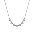 Load image into Gallery viewer, Gabriel &amp; Co. Curved Diamond Station Bar Necklace
