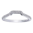 Load image into Gallery viewer, Gabriel &amp; Co. Curved Diamond Wedding Band
