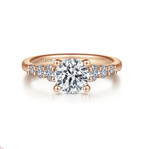 Gabriel & Co. "Darby" Diamond Engagement Ring