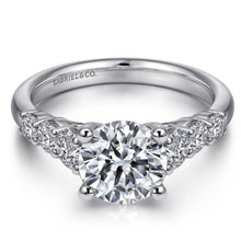 Load image into Gallery viewer, Gabriel &amp; Co. &quot;Darby&quot; Graduating Diamond Engagement Ring
