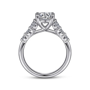 Gabriel & Co. "Darby" Graduating Diamond Engagement Ring