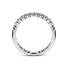 Load image into Gallery viewer, Gabriel &amp; Co. &quot;Darby&quot; Straight Prong Set Diamond Wedding Band
