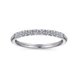 Load image into Gallery viewer, Gabriel &amp; Co. &quot;Darby&quot; Straight Prong Set Diamond Wedding Band
