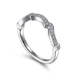 Load image into Gallery viewer, Gabriel &amp; Co. Diamond &quot;Adela&quot; Curved Wedding Ring
