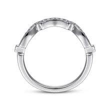 Load image into Gallery viewer, Gabriel &amp; Co. Diamond &quot;Adela&quot; Curved Wedding Ring
