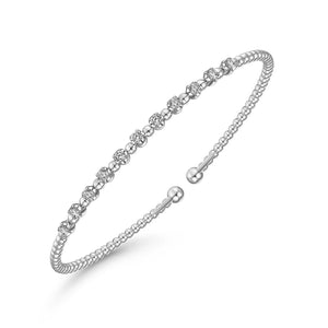 Gabriel & Co. Diamond Bujukan Bead Cuff Bracelet
