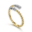 Load image into Gallery viewer, Gabriel &amp; Co. Diamond Bujukan Open Bypass Ring
