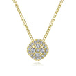 Load image into Gallery viewer, Gabriel &amp; Co. Diamond Cushion Pave Cluster Pendant
