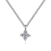 Load image into Gallery viewer, Gabriel &amp; Co. Diamond Flower Shape Pendant Necklace
