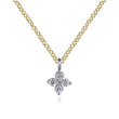 Load image into Gallery viewer, Gabriel &amp; Co. Diamond Flower Shape Pendant Necklace
