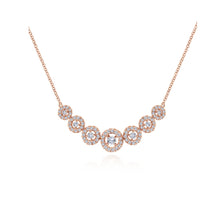 Load image into Gallery viewer, Gabriel &amp; Co. Diamond Halo Indulgence Necklace
