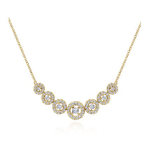 Load image into Gallery viewer, Gabriel &amp; Co. Diamond Halo Indulgence Necklace
